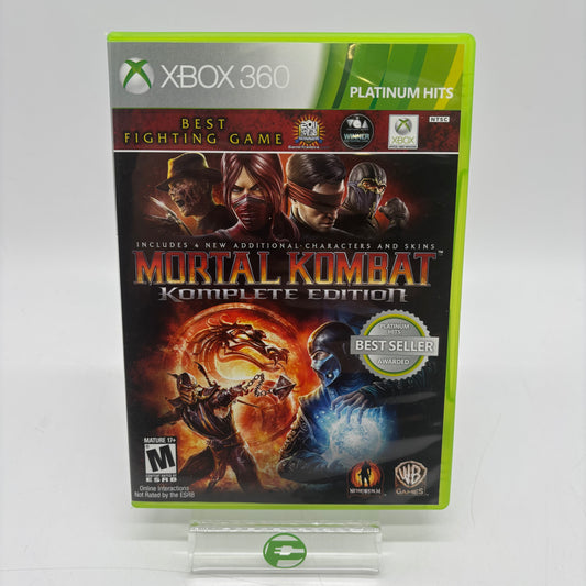 Mortal Kombat Komplete Edition [Platinum Hits] (Microsoft Xbox 360, 2012)