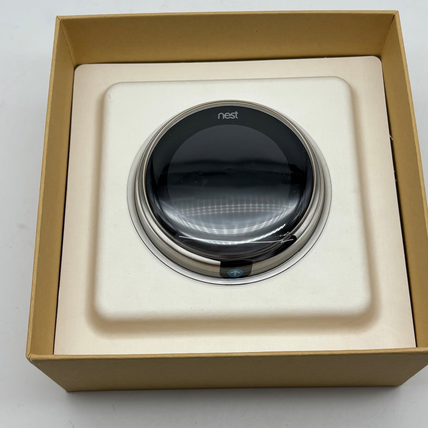 Google Nest Smart Learning Thermostat Stainless Steel T3007ES