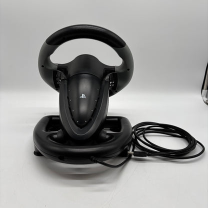 Hori Playstation 3 PS3 Racing Wheel & Pedals Black UHP3-70