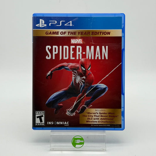 Marvel Spiderman Game of the Year (Sony PlayStation 4 PS4, 2019)
