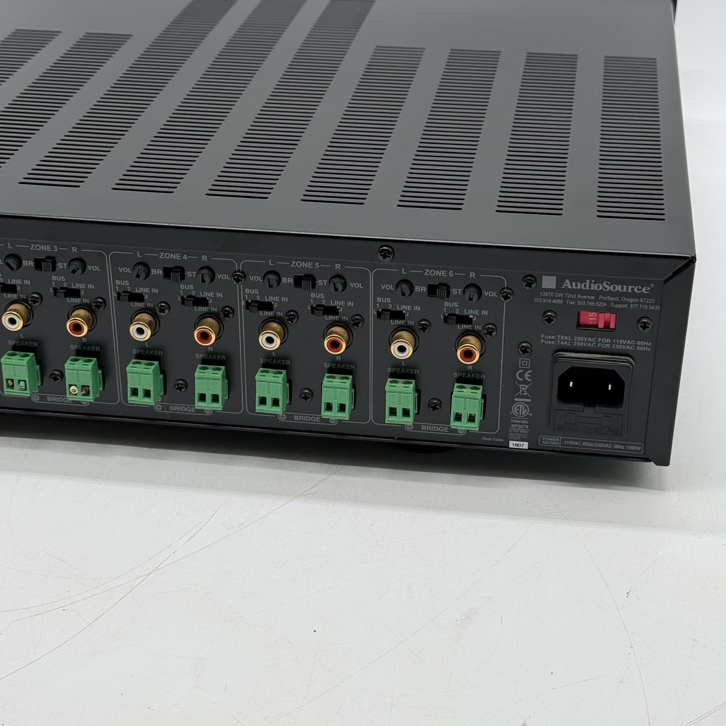 AudioSource AMP1200VS Multi-Zone Power Amplifier  AMP1200VS