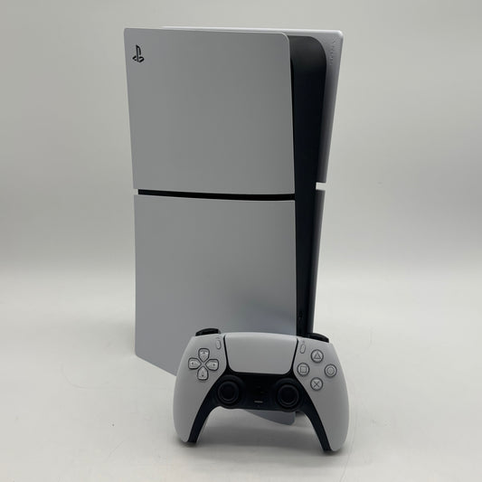 Sony PlayStation 5 Slim Digital PS5 825GB White Console Gaming System CFI-2115