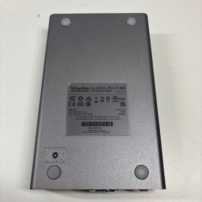 SanDisk External G-Drive Pro 7.68TB Thunderbolt 3 SSD SDPS71F-007T-D-0K