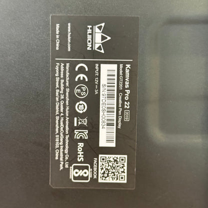Huion Kamvas Pro 22 (2019) 22" Creative Pen Display GT2201 Black