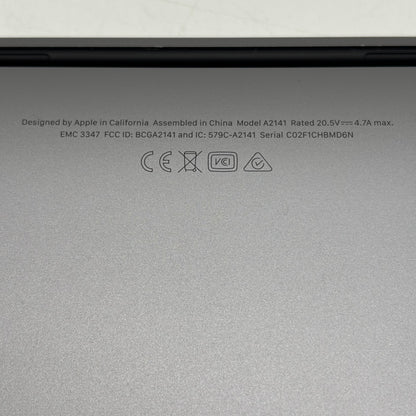 2019 Apple MacBook Pro 16" i9 2.3GHz 16GB RAM 1TB SSD Space Gray A2141