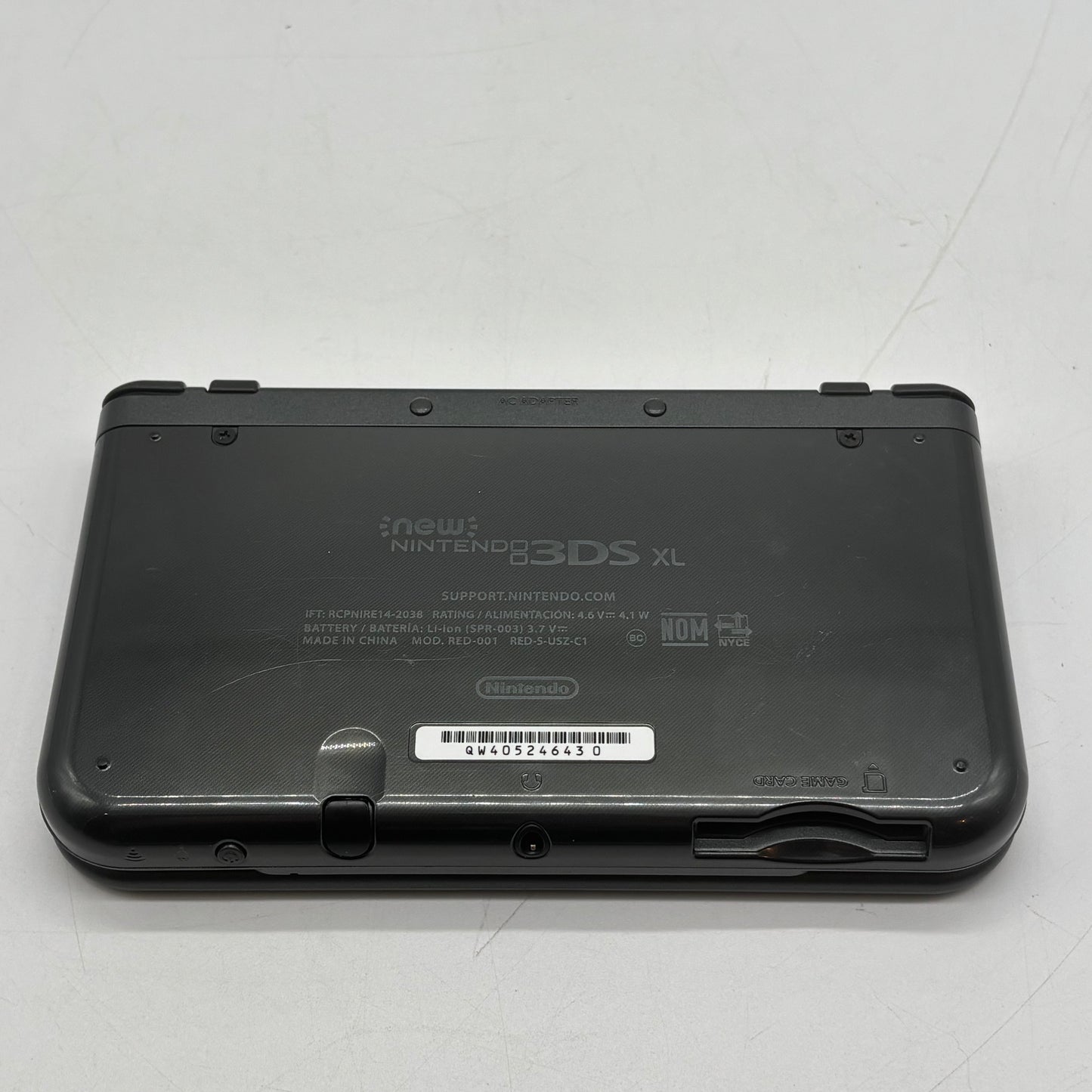 New Nintendo 3DS XL Handheld Game Console RED-001 Black