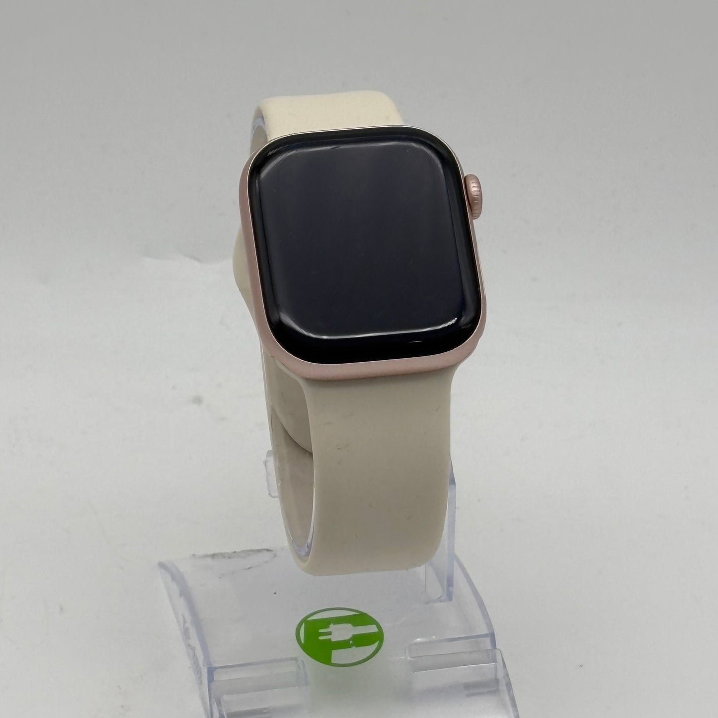 GPS Only Apple Watch Series 10 42MM Gold Aluminum White Sport Band MWWY3LW/A