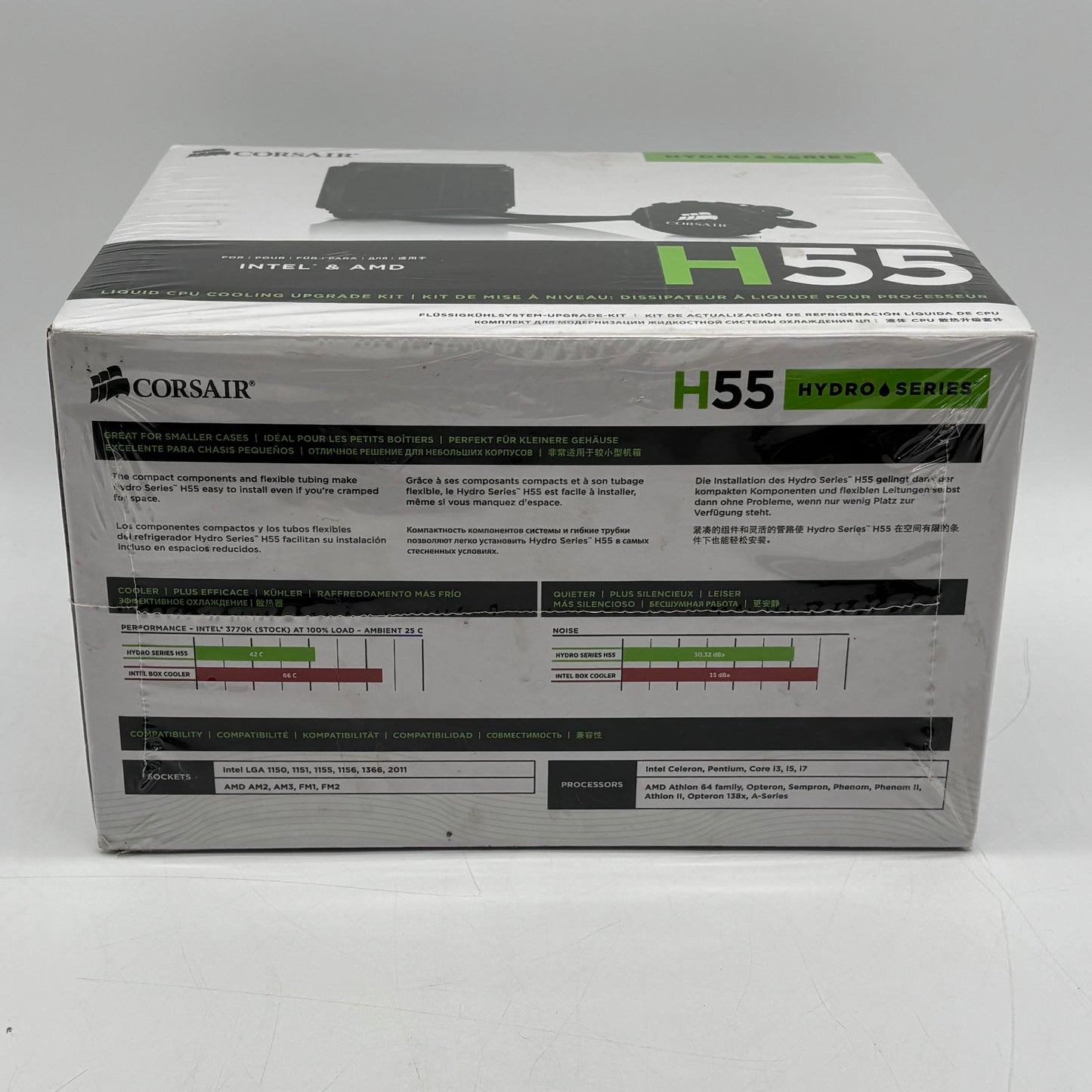 New Corsair Hydro Series  Liquid CPU Cooling Upgrade Kit H55