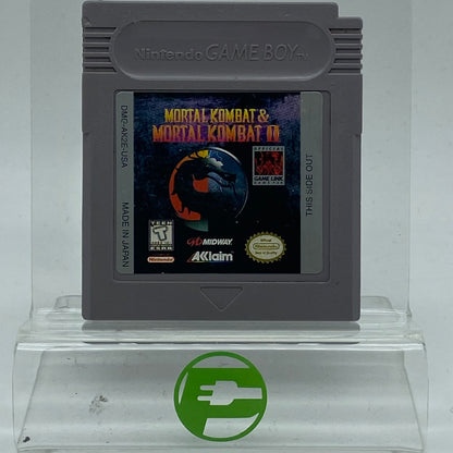 Mortal Kombat and Mortal Kombat II (Nintendo GameBoy, 1996) Cartridge Only