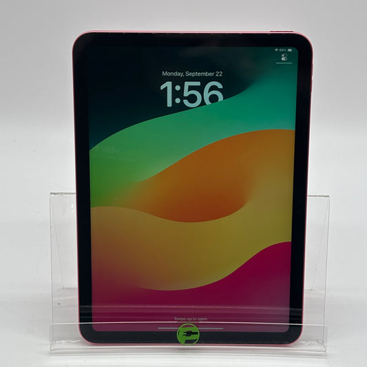 WiFi Only Apple iPad 10th Gen 64GB Pink MPQ33LL/A