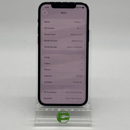 T-Mobile Apple iPhone 12 Pro 128GB Pacific Blue MGKK3LL/A