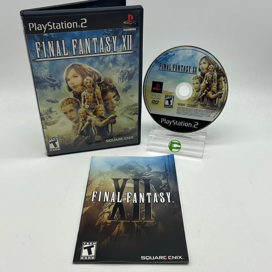 Final Fantasy XII (Sony PlayStation 2 PS2, 2006) CIB Complete