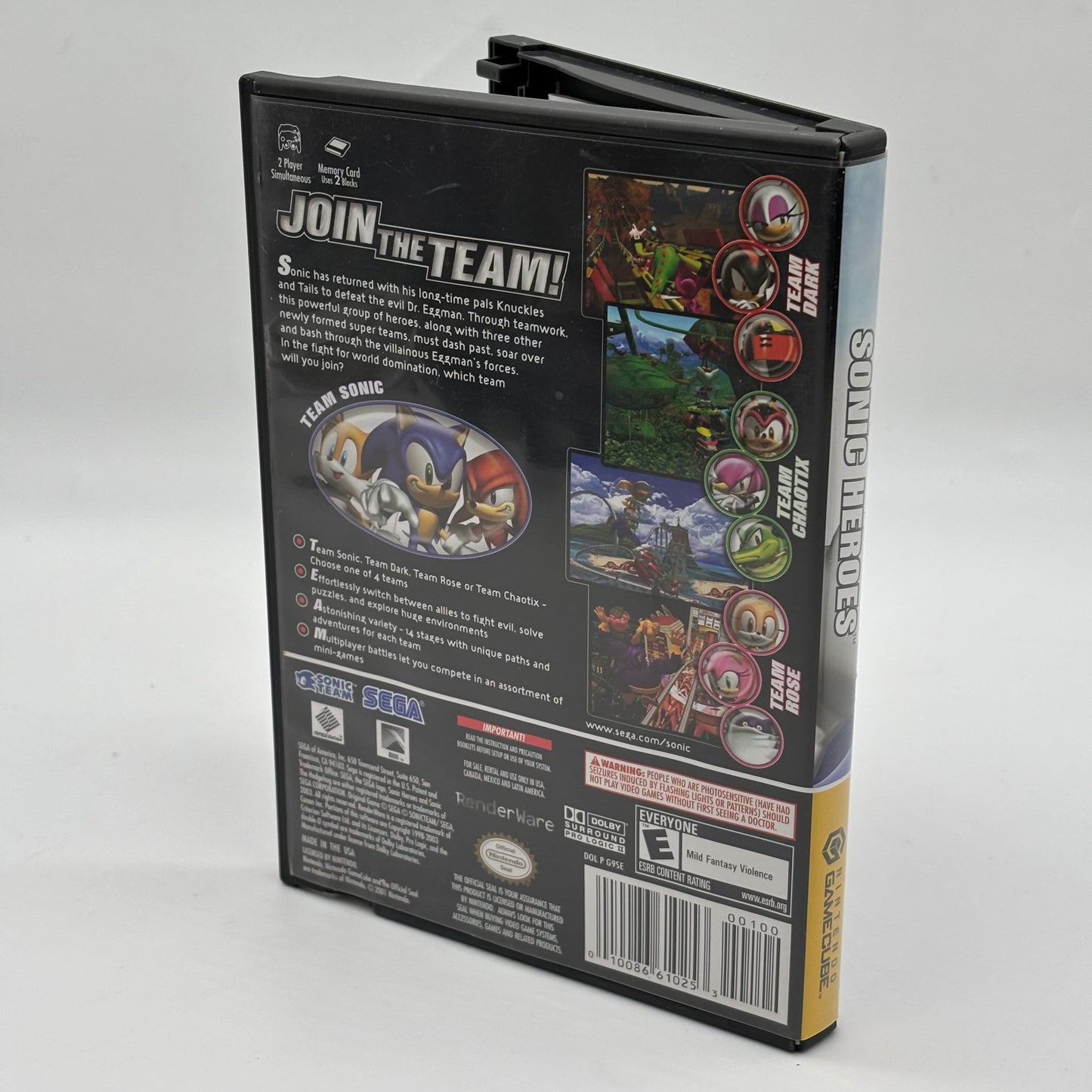 Sonic Heroes [Player's Choice] (Nintendo GameCube)