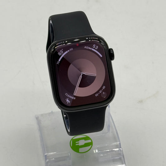 Unlocked Apple Watch Series 11 42MM Jet Black Aluminum Sport Band MF834LW/A