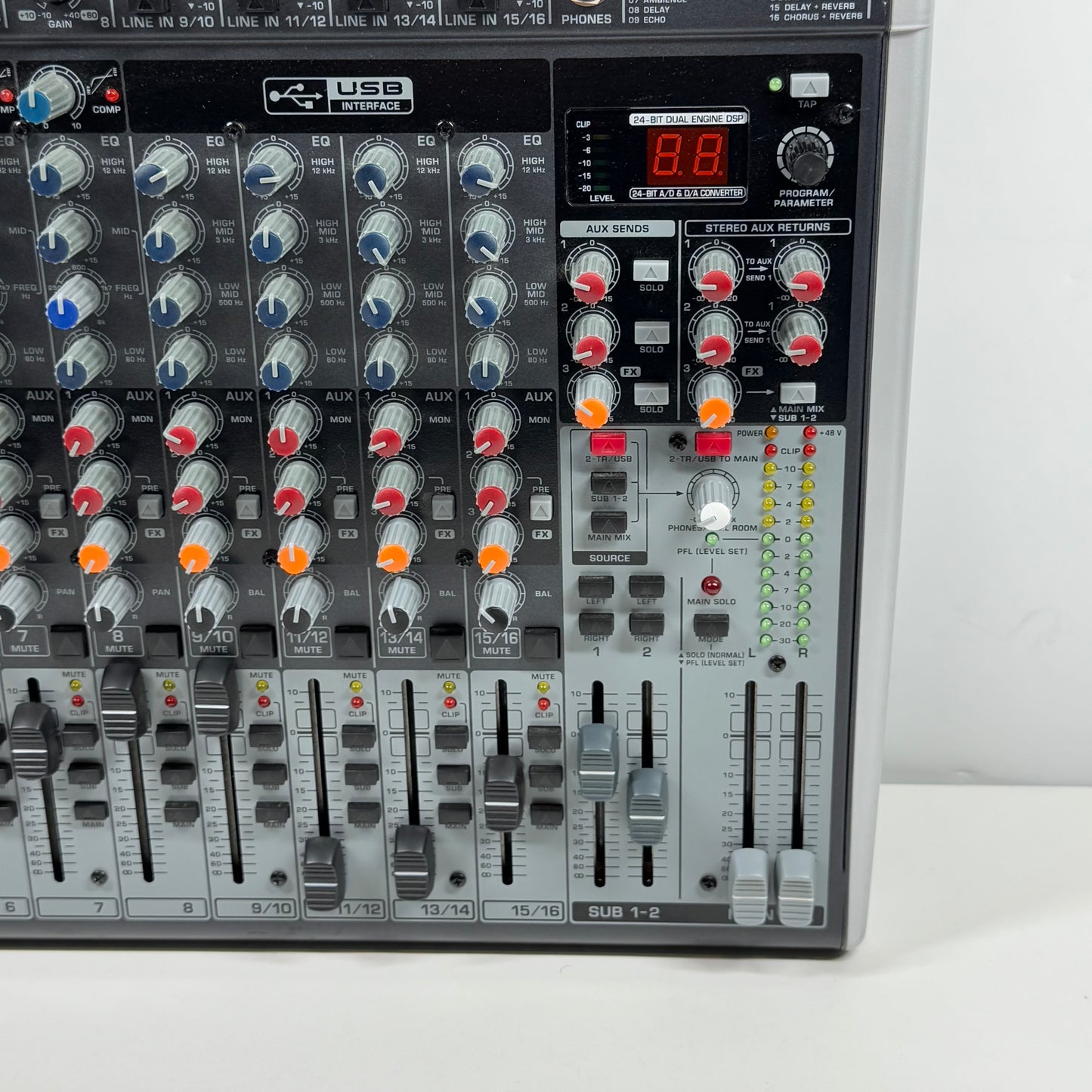 Behringer Xenyx X2222USB 12-Channel Premium Analog Mixer with Multi Track USB