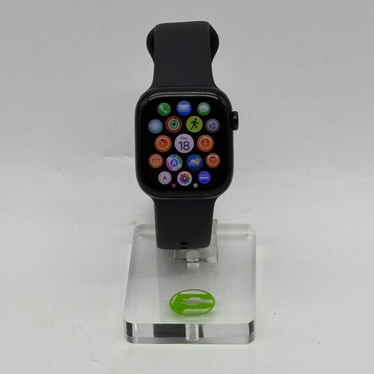 GPS Only Apple Watch Series 10 42MM Jet Black Aluminum Black Sport Band 