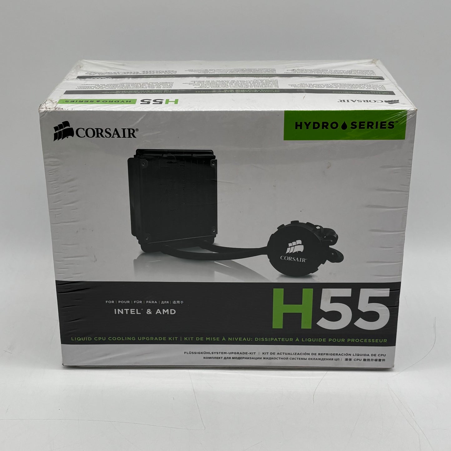 New Corsair Hydro Series  Liquid CPU Cooling Upgrade Kit H55