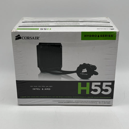 New Corsair Hydro Series  Liquid CPU Cooling Upgrade Kit H55