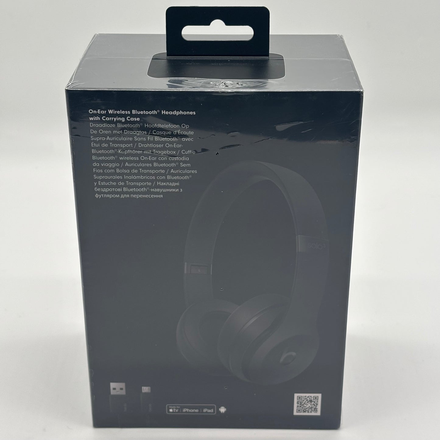 New Beats Solo3 Wireless Over-Ear Bluetooth Headphones Black MX432ZM/A