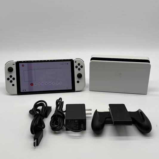 Nintendo Switch OLED Video Game Console HEG-001 White 64GB