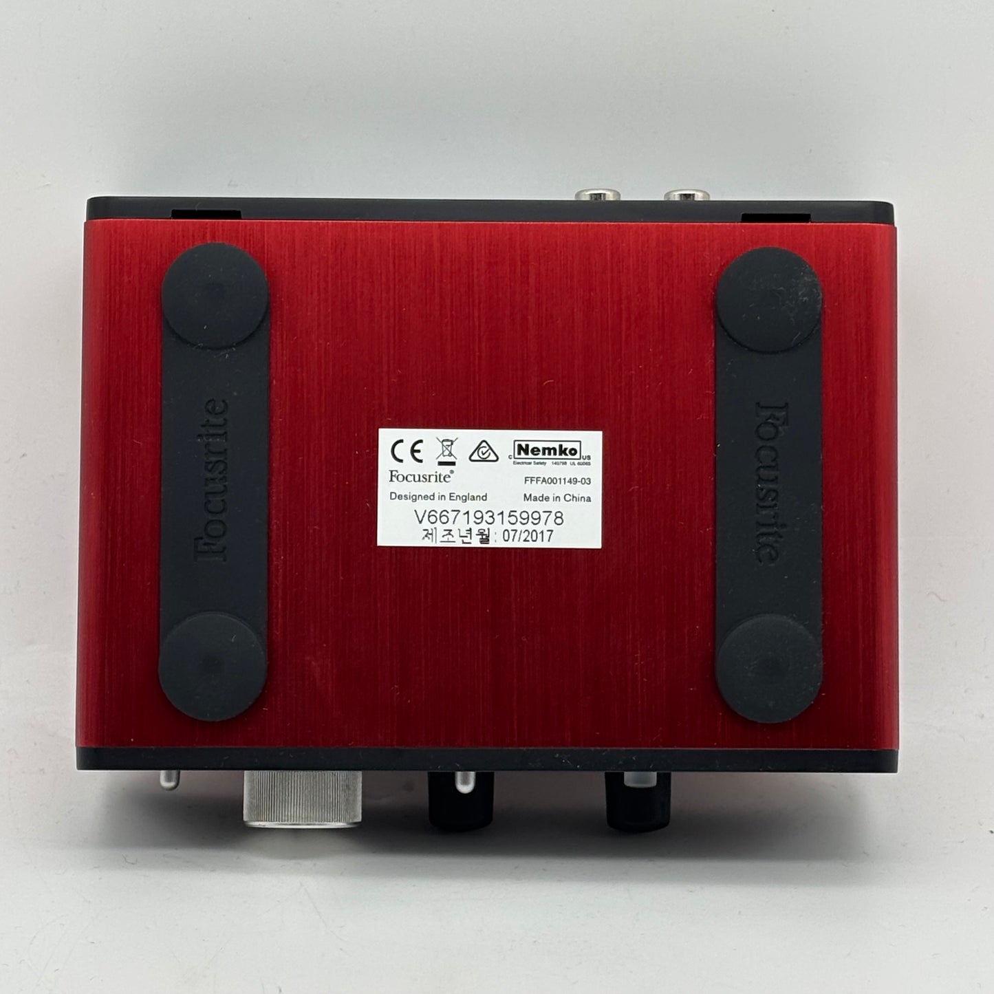 Focusrite Scarlett Solo 2nd Generation USB Audio Interface FFFA001149-03