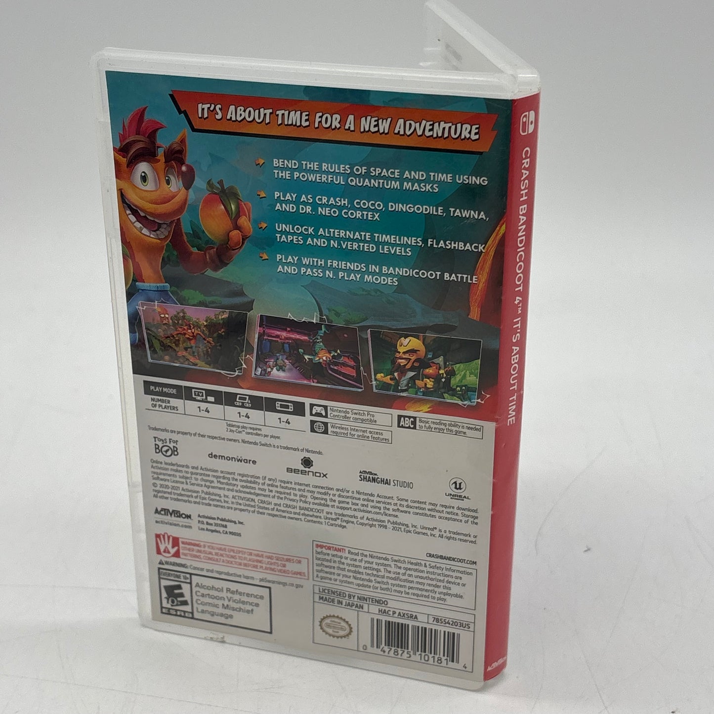 Crash Bandicoot 4: It's About Time (Nintendo Switch, 2021)