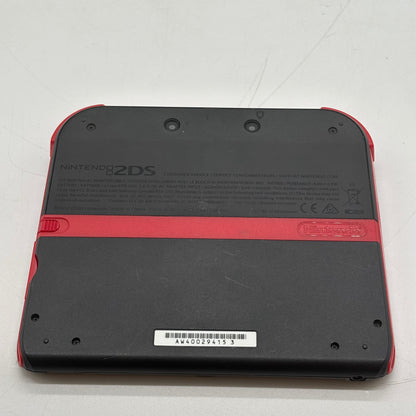 Nintendo 2DS Handheld Game Console FTR-001 Black/Red