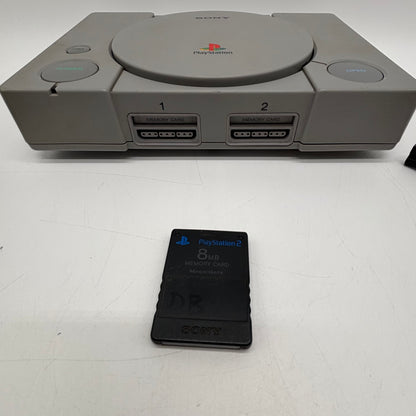 Sony PlayStation 1 PS1 Gray Console Gaming System SCPH-1001