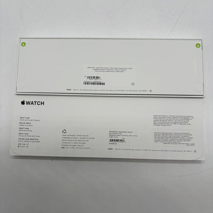 New GPS Only Apple Watch Series 11 42MM Space Gray Aluminum Dark Gray Sport Loop