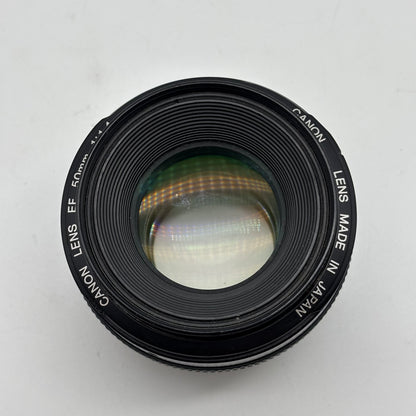 Canon AF-MF 50mm f/1.4 Camera Lens- READ
