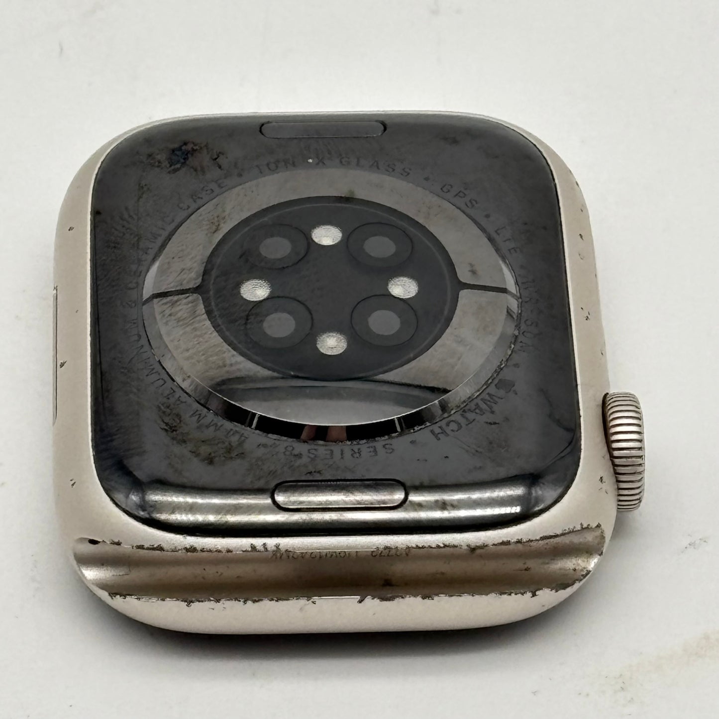 Unlocked Apple Watch Series 8 41MM Silver Aluminum Face Only