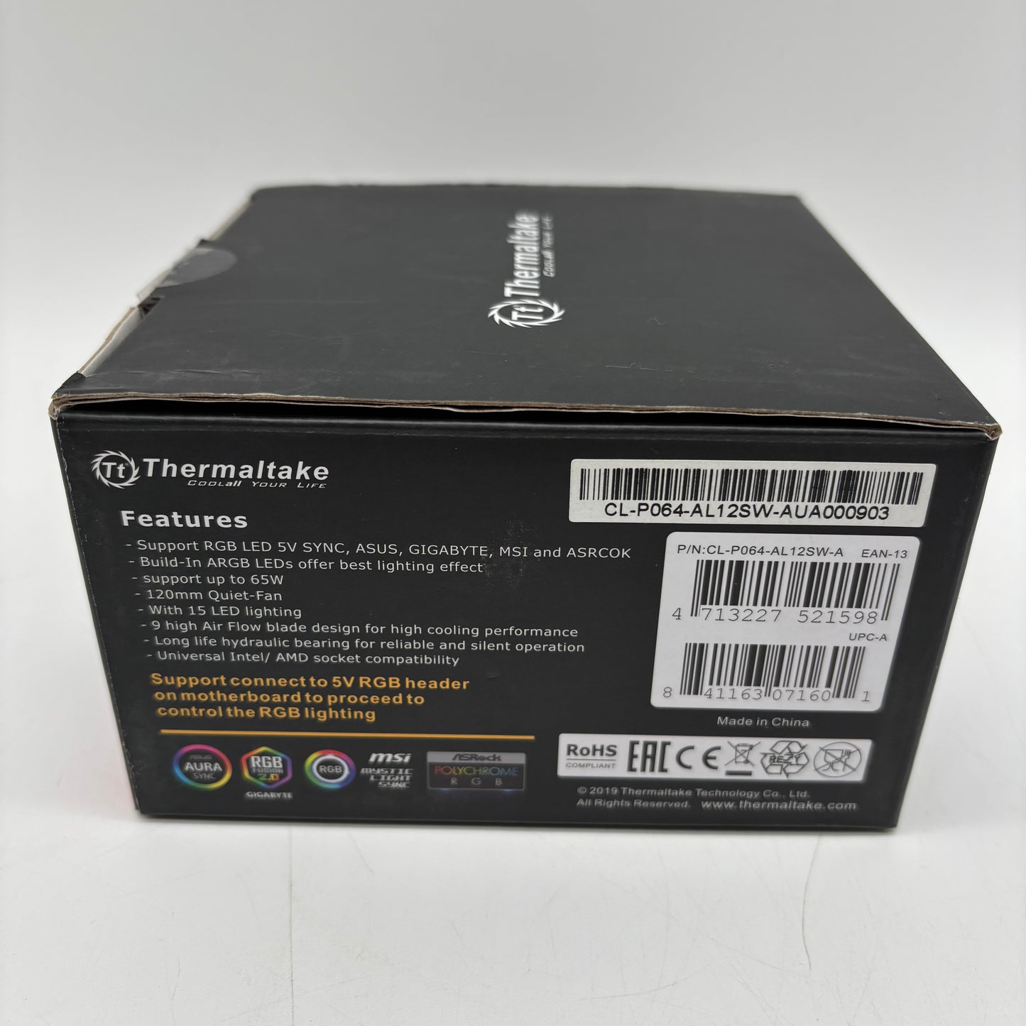 Thermaltake UX100 High Air Flow CPU Cooler for AM4 LGA115x