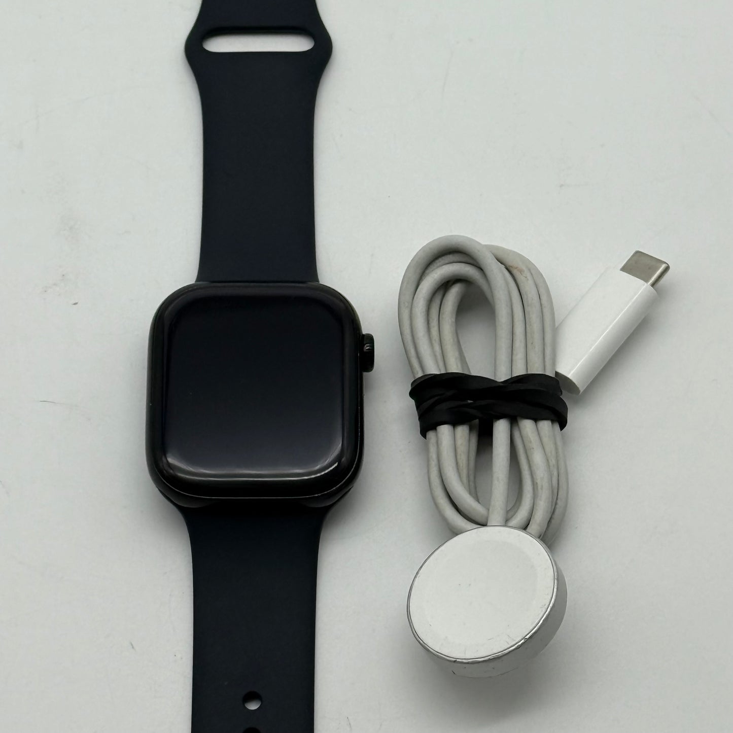 GPS Only Apple Watch Series 10 46MM Jet Black Aluminum Black Sport Band A3003