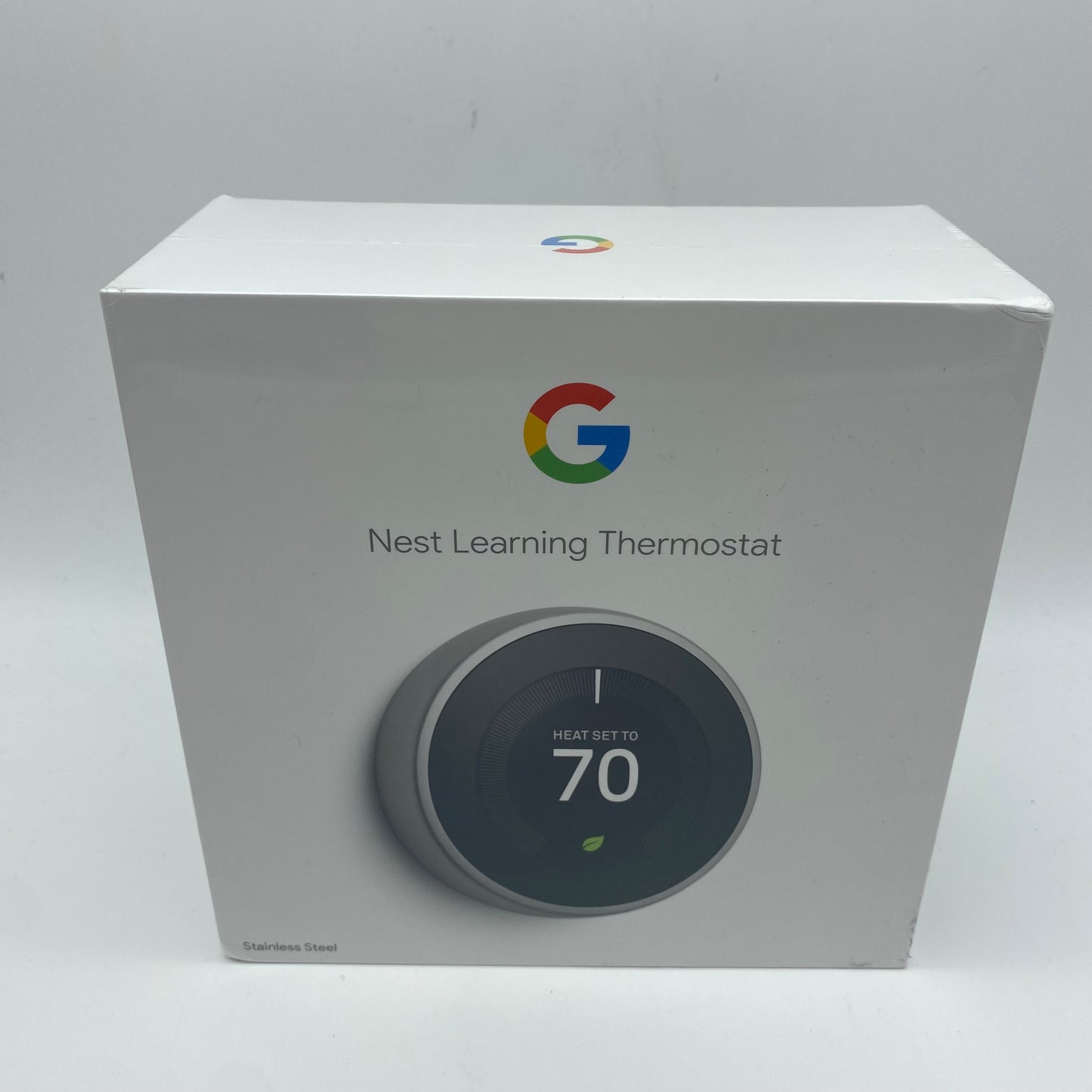 New Google Nest Learning Thermostat Smart Thermostat Stainless Steel A0013