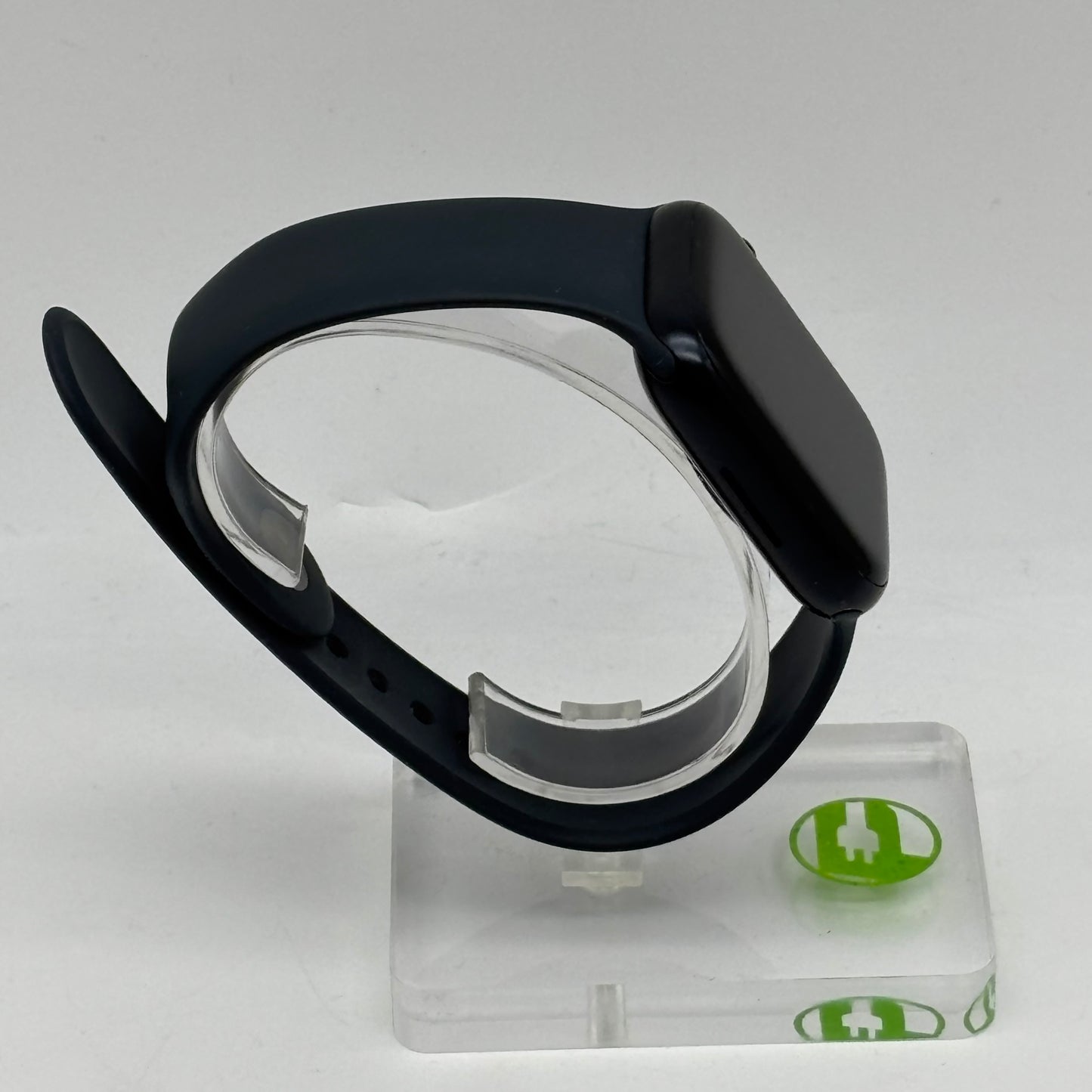 GPS Only Apple Watch Series 7 45MM Black Aluminum Black Sport Band MKN53LL/A