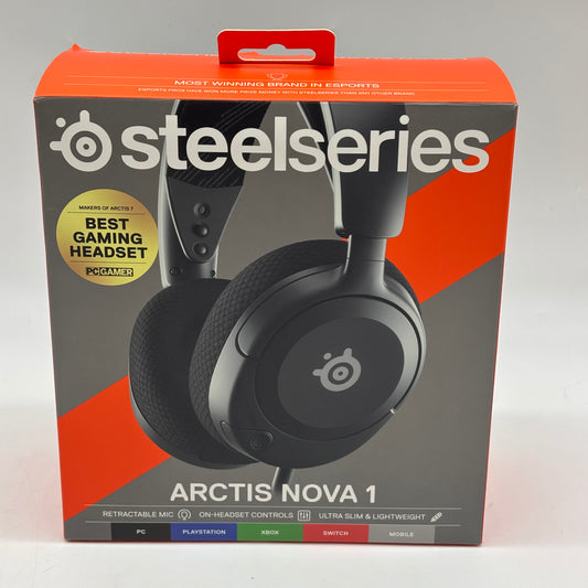 SteelSeries Arctis Nova 1 Black 61606 Wired Gaming Headset Multi-Platform