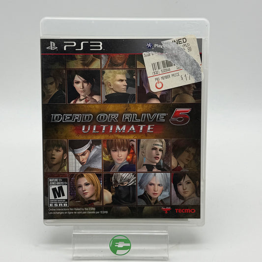Dead or Alive 5 Ultimate (Sony PlayStation 3 PS3, 2013)