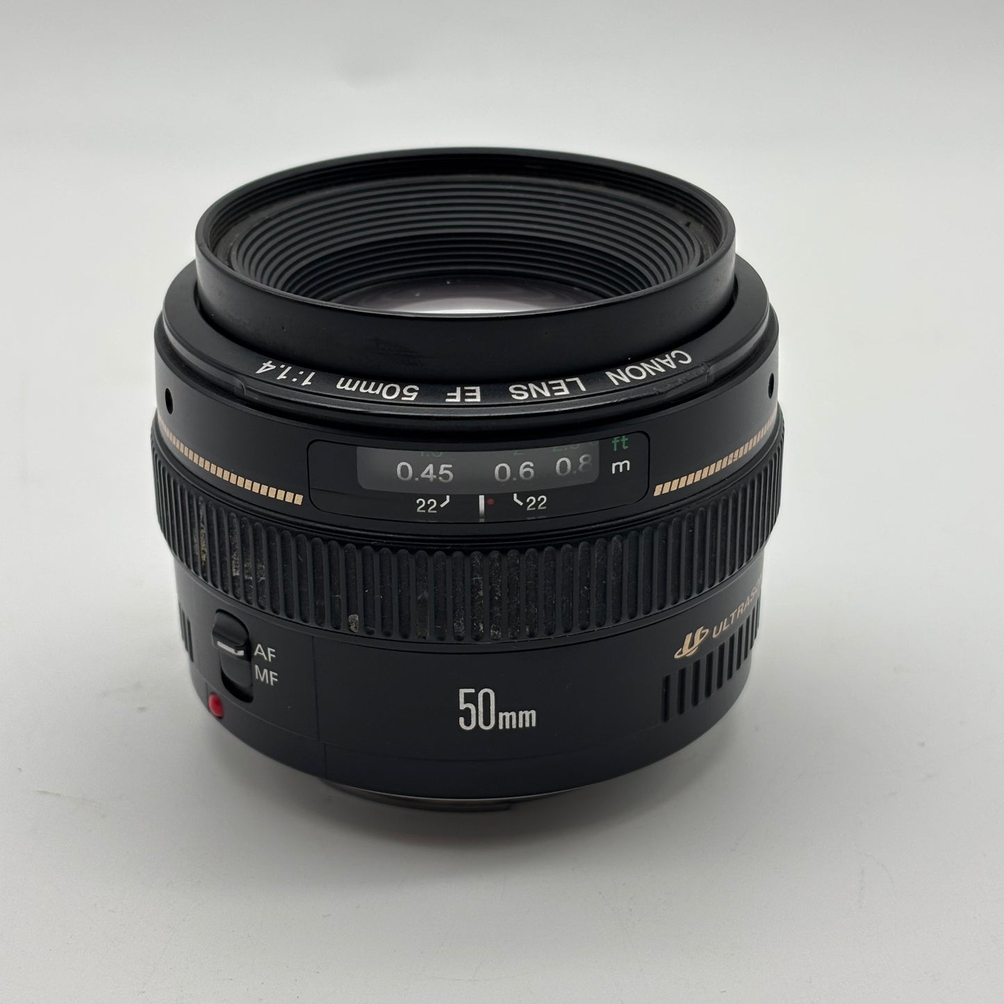 Canon AF-MF 50mm f/1.4 Camera Lens- READ