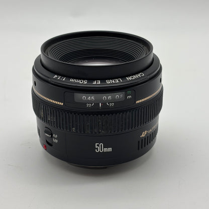 Canon AF-MF 50mm f/1.4 Camera Lens- READ