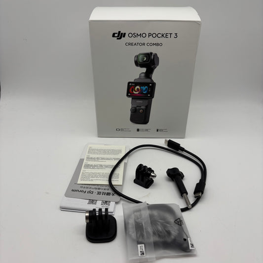 DJI Osmo Pocket 3 Creator Combo 9.4MP 3-Axis Gimbal Camera