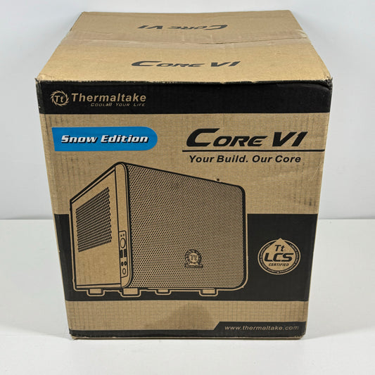 New Thermaltake Core V1 Snow Edition Mini ITX PC Case CA-1B8-00S6WN-01