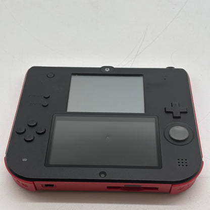 Nintendo 2DS Handheld Game Console FTR-001 Black/Red