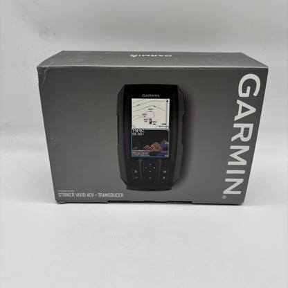 New Garmin Striker Vivid 4CV + Transducer GPS Fishfinder 6SP12836