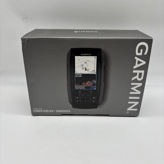 New Garmin Striker Vivid 4CV + Transducer GPS Fishfinder 6SP12836