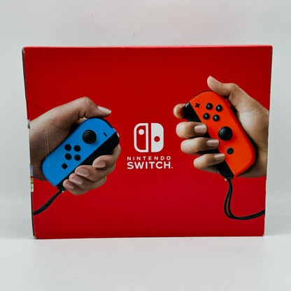 New Nintendo Switch v2 Video Game Console HAC-001(-01) Red/Blue