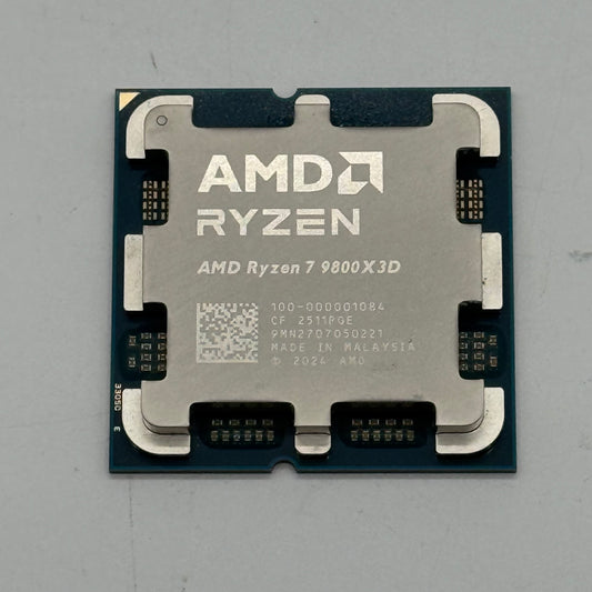 AMD Ryzen 7 9800X3D 4.70GHz 8 Core 100-000001084 16 Thread AM5 CPU Processor