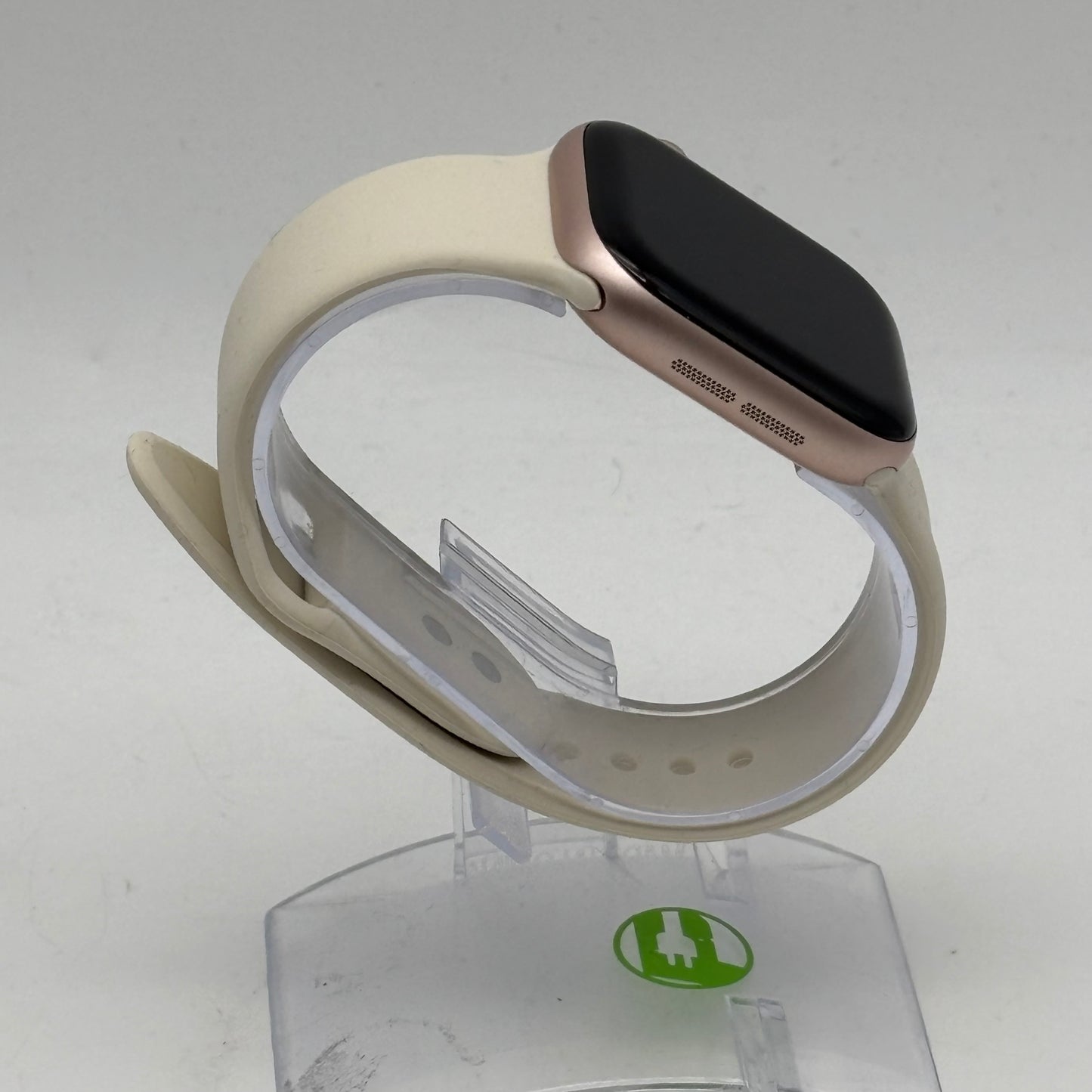 GPS Only Apple Watch Series 10 42MM Gold Aluminum White Sport Band MWWY3LW/A