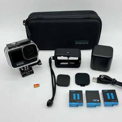 GoPro Hero9 Black 20MP 5K Action Camera CHDHX-901 Bundle with Extras