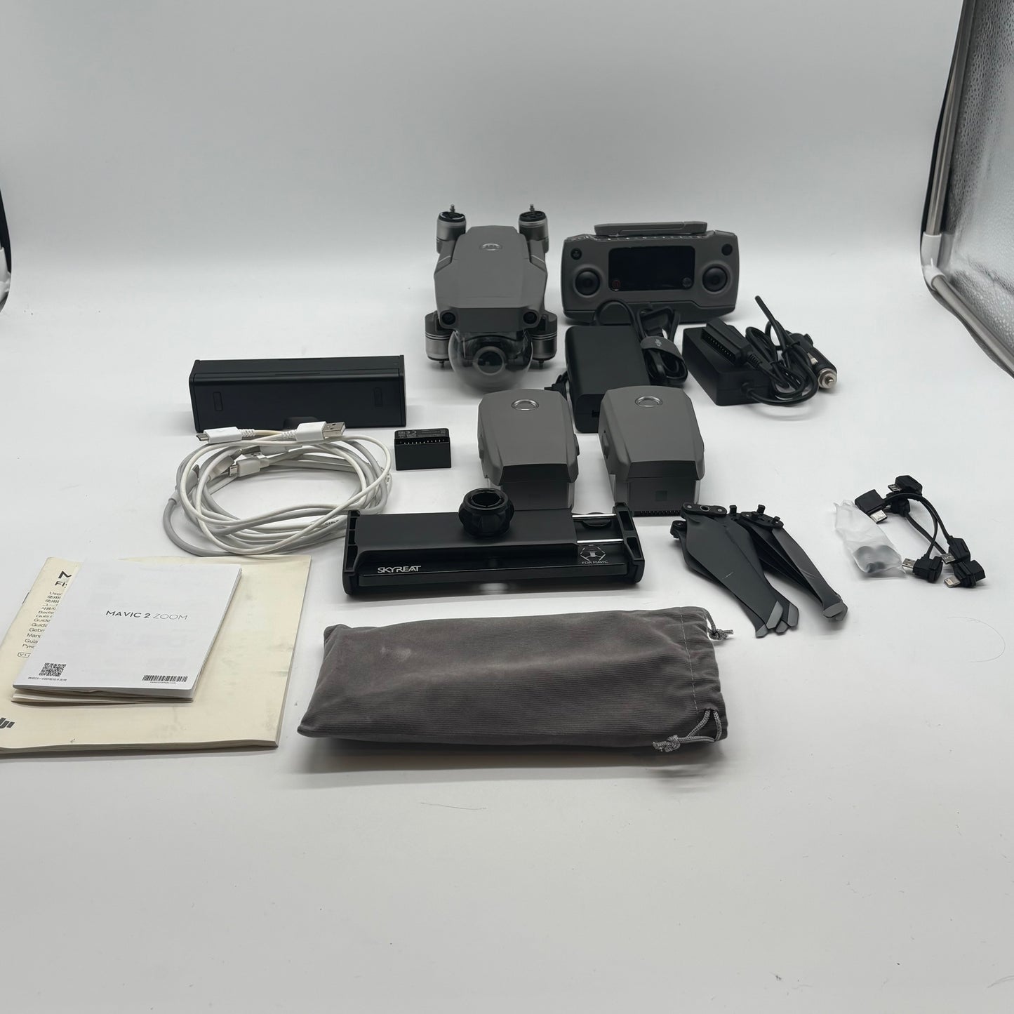 DJI Mavic 2 Zoom 4K Camera Drone Fly More Combo