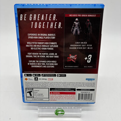 Marvel Spider-Man 2 (Sony PlayStation 5 PS5, 2023)